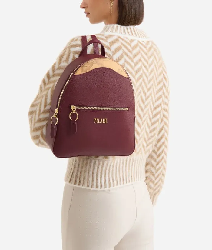 Digital City Backpack Burgundy Woman Alviero Martini Backpacks Bucket and Belt Bags