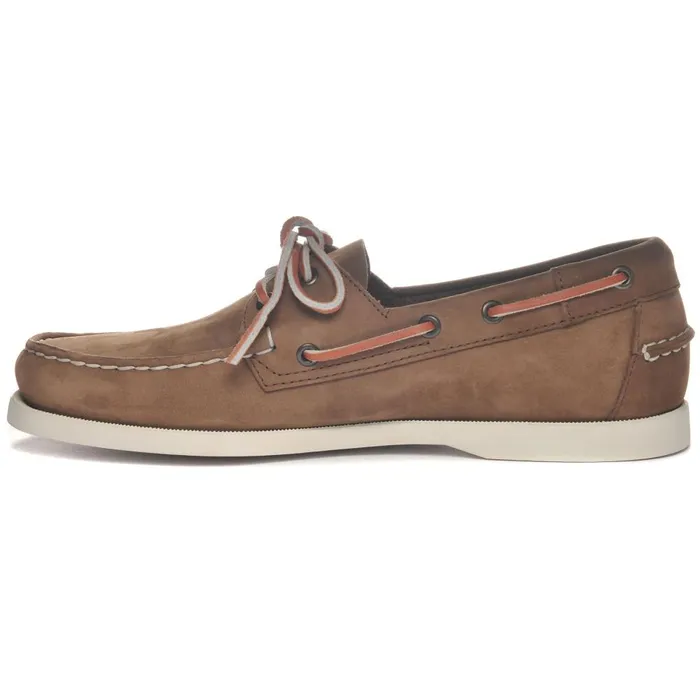 DOCKSIDES PORTLAND NUBUCK Brown Men Sebago Boat Shoes DOCKSIDES PORTLAND NUBUCK Brown Men Sebago Boat Shoes