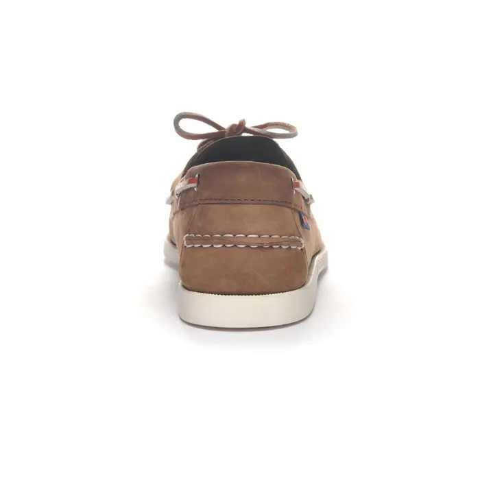 DOCKSIDES PORTLAND NUBUCK Brown Men Sebago Boat Shoes DOCKSIDES PORTLAND NUBUCK Brown Men Sebago Boat Shoes