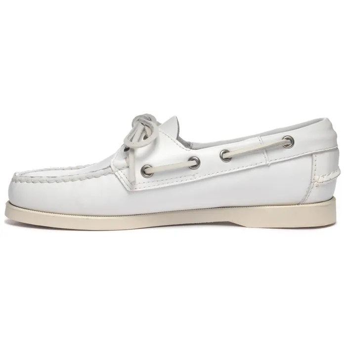 DOCKSIDES PORTLAND White Women Sebago Boat Shoes DOCKSIDES PORTLAND White Women Sebago Boat Shoes
