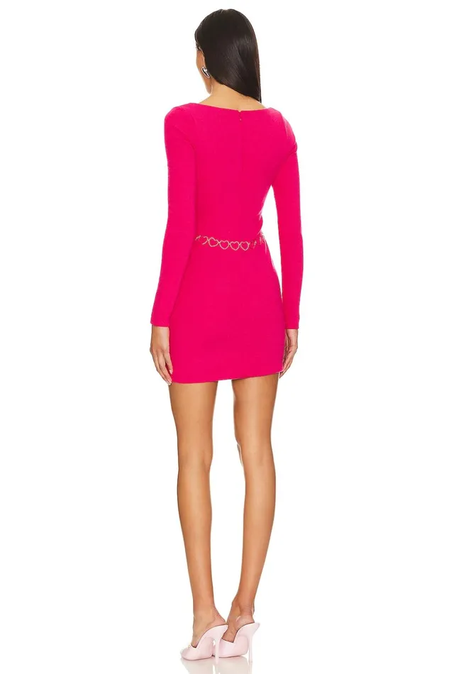 Dominique Mini Dress Dark Pink Women Lovers Friends Dresses