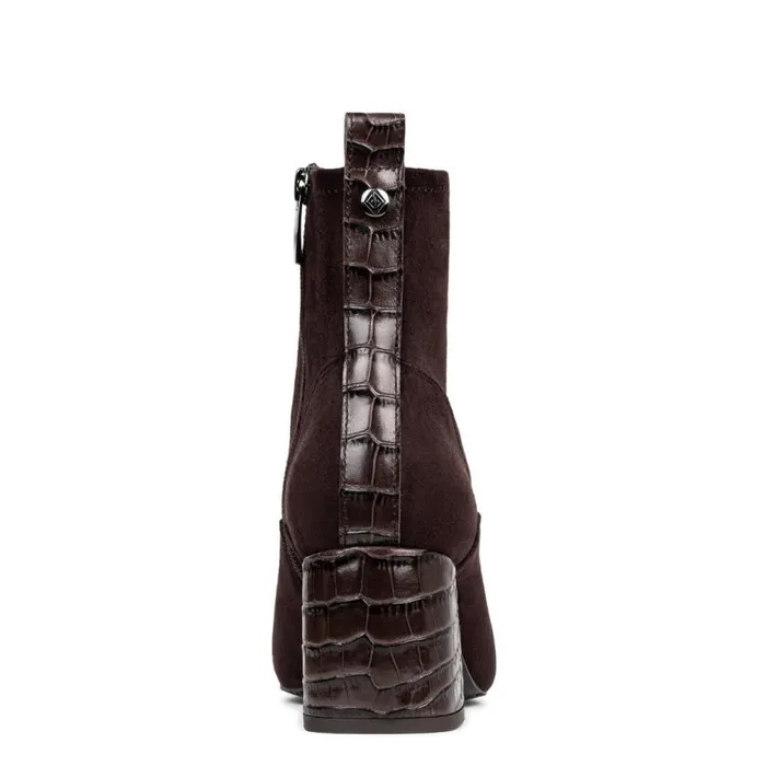 Donald Pliner Boot NIRI Dark Brown Stretch Suede 8211 Women Donald Pliner Boot NIRI Dark Brown Stretch Suede 8211 Women