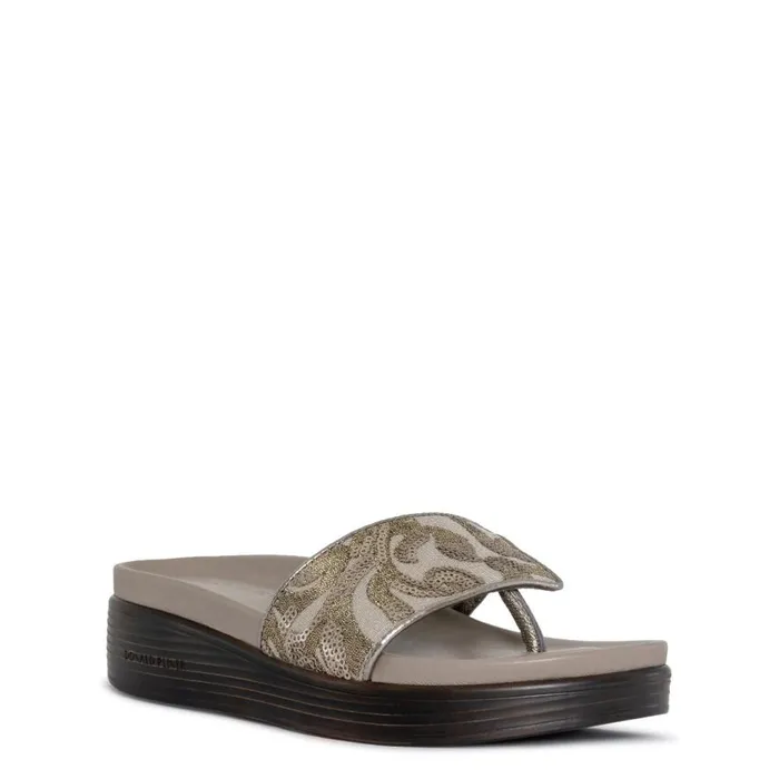 Donald Pliner Casual FIFI Pewter Brocade 8211 Women