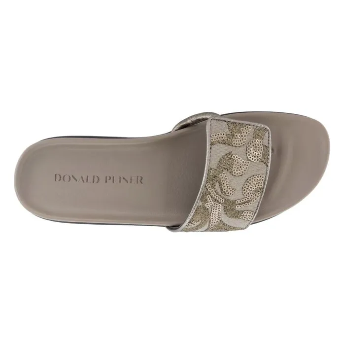 Donald Pliner Casual FIFI Pewter Brocade 8211 Women