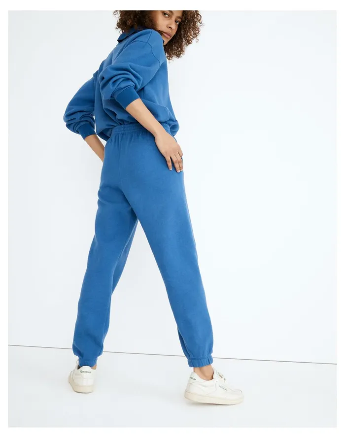 Donni Vintage Fleece Jogger Sweatpants Blueberry Women Madewell Sweatshirts and Sweatpants