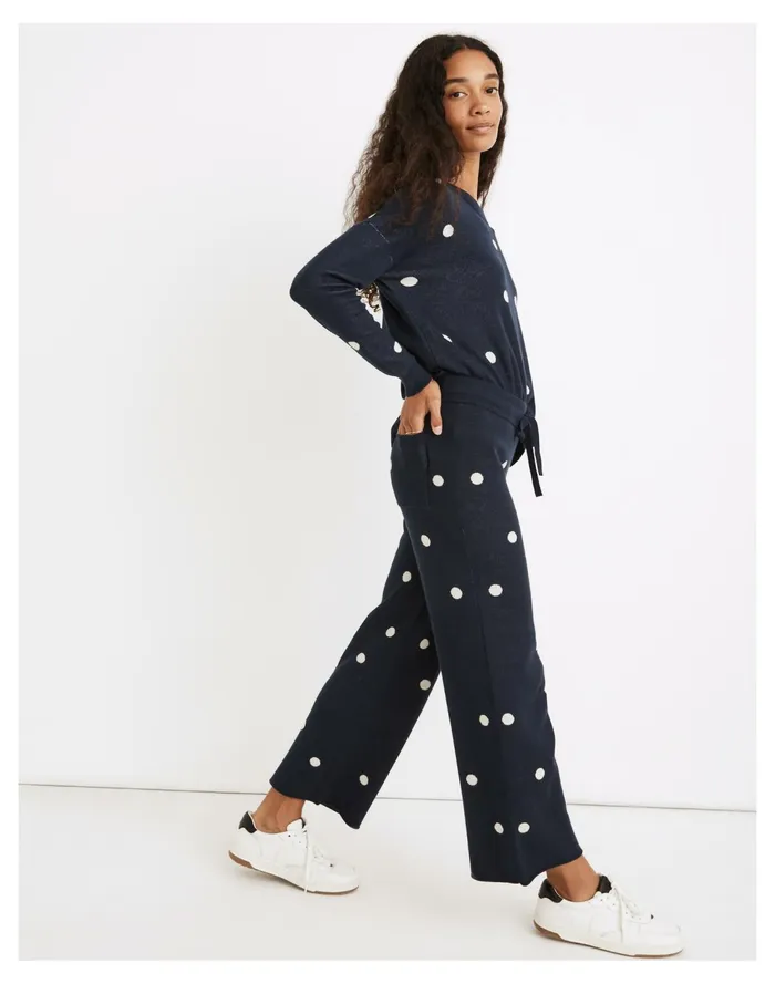 Dot Sweater Pants Juniper Berry Women Madewell Sweaters Dot Sweater Pants Juniper Berry Women Madewell Sweaters