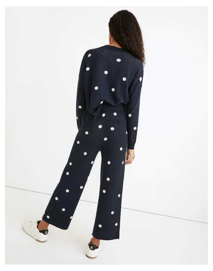 Dot Sweater Pants Juniper Berry Women Madewell Sweaters Dot Sweater Pants Juniper Berry Women Madewell Sweaters