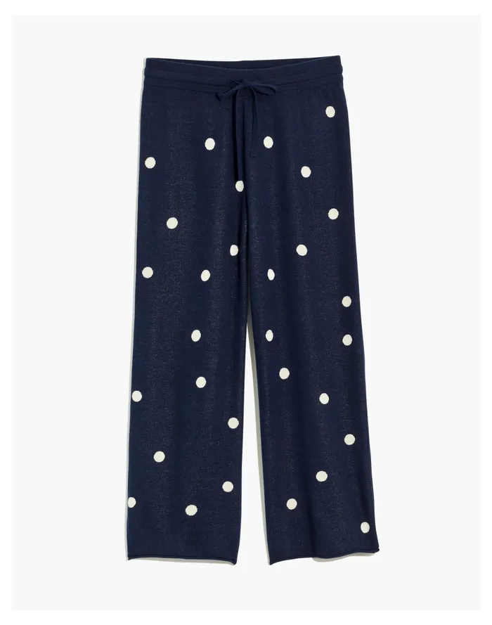 Dot Sweater Pants Juniper Berry Women Madewell Sweaters Dot Sweater Pants Juniper Berry Women Madewell Sweaters