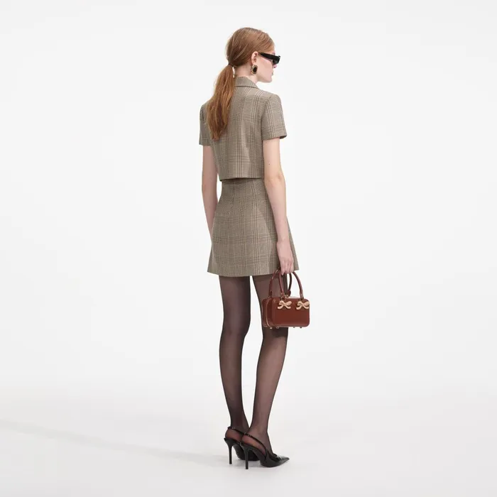 Dresses Women Self Portrait Check Mini Dress