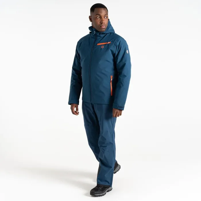 Eagle II Ski Jacket Moonlight Denim Orange Men Dare 2b Ski Jackets
