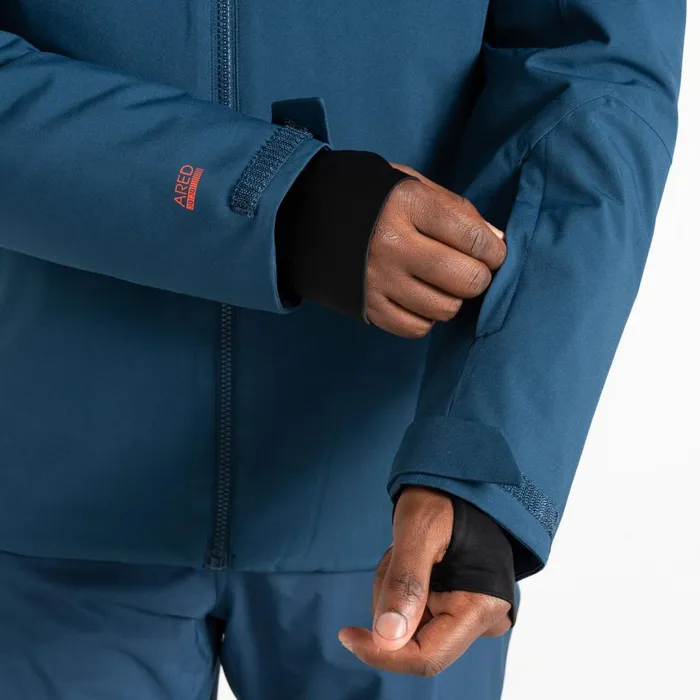 Eagle II Ski Jacket Moonlight Denim Orange Men Dare 2b Ski Jackets