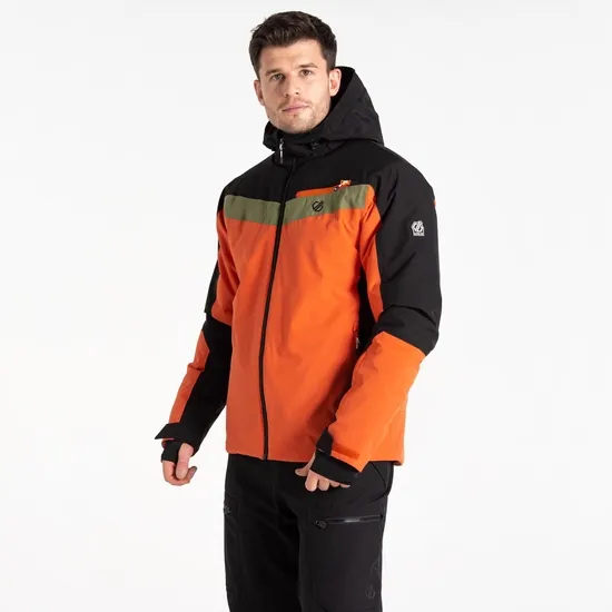 Eagle II Ski Jacket Orange Rust Black Men Dare 2b Ski Jackets