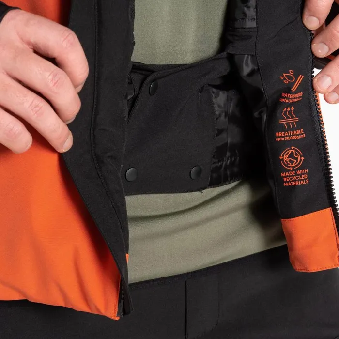 Eagle II Ski Jacket Orange Rust Black Men Dare 2b Ski Jackets