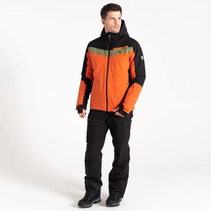 Eagle II Ski Jacket Orange Rust Black Men Dare 2b Ski Jackets