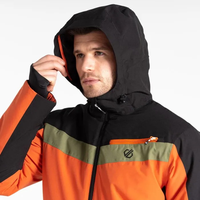 Eagle II Ski Jacket Orange Rust Black Men Dare 2b Ski Jackets