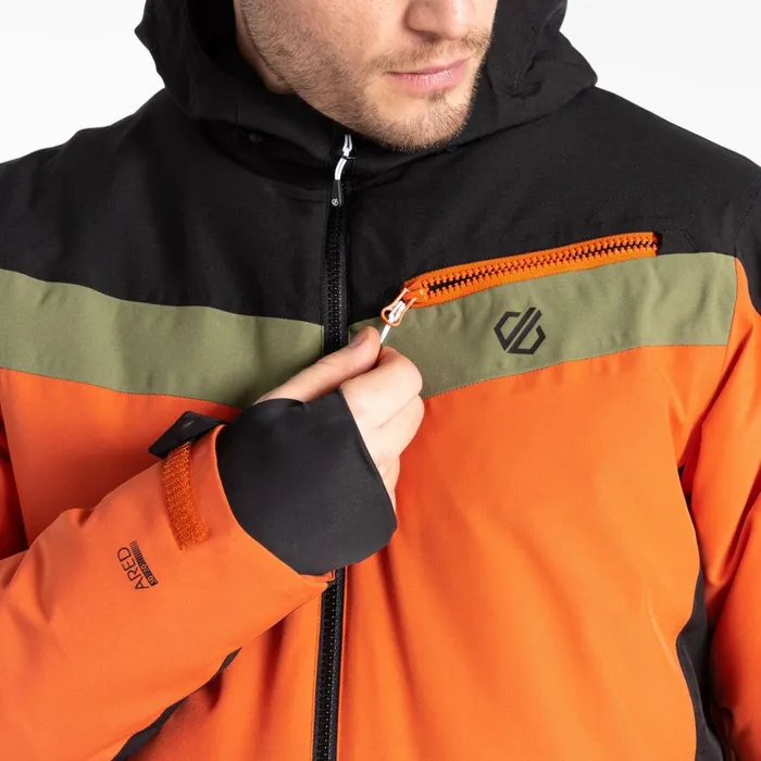 Eagle II Ski Jacket Orange Rust Black Men Dare 2b Ski Jackets