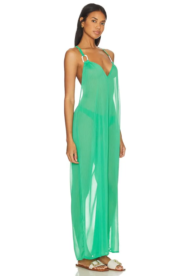 Easy Breezy Jumpsuit Green Women Lovers Friends Jumpsuits