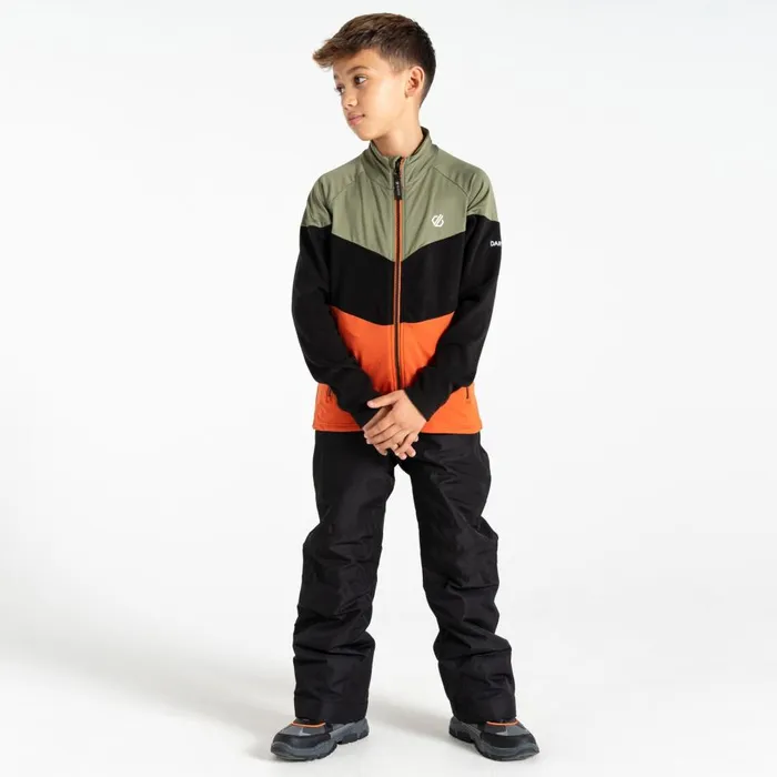 Emergent III Core Stretch Midlayer Olivine Green Black Kids Dare 2b Fleece