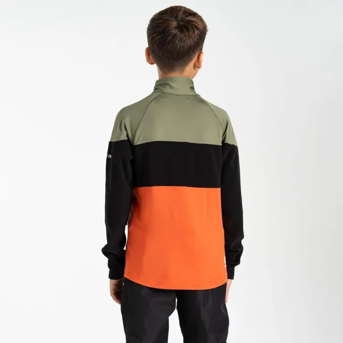 Emergent III Core Stretch Midlayer Olivine Green Black Kids Dare 2b Fleece