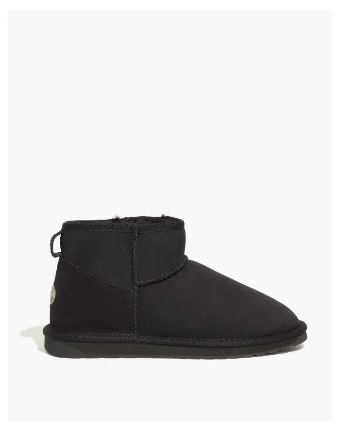 EMU Australia Shearling Stinger Micro Boots Black Women Madewell Boots EMU Australia Shearling Stinger Micro Boots Black Women Madewell Boots