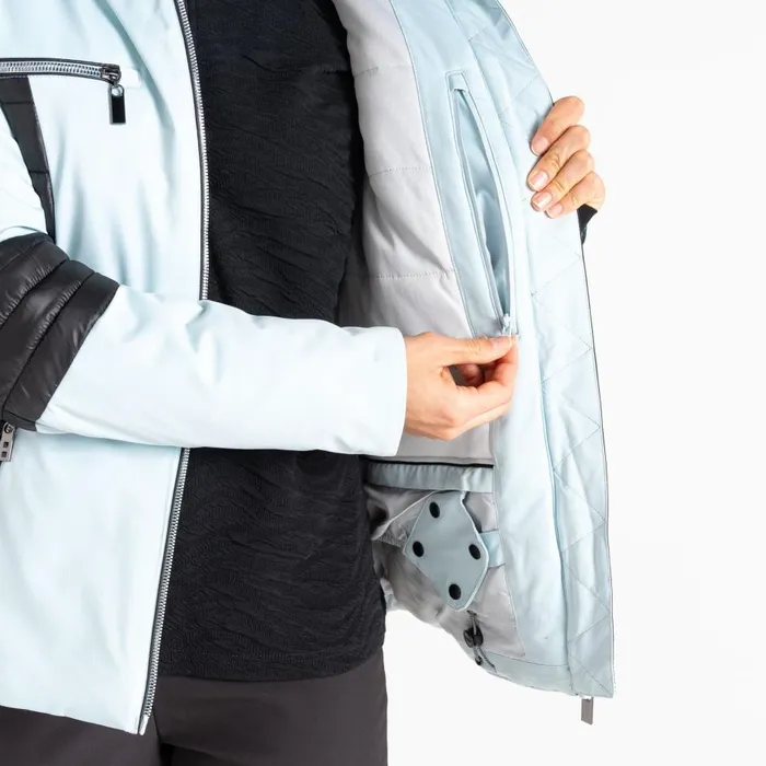 Enlighten Ski Jacket Quiet Blue Black Women Dare 2b Ski Jackets