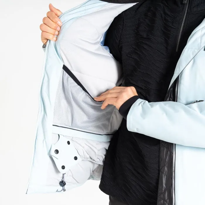 Enlighten Ski Jacket Quiet Blue Black Women Dare 2b Ski Jackets