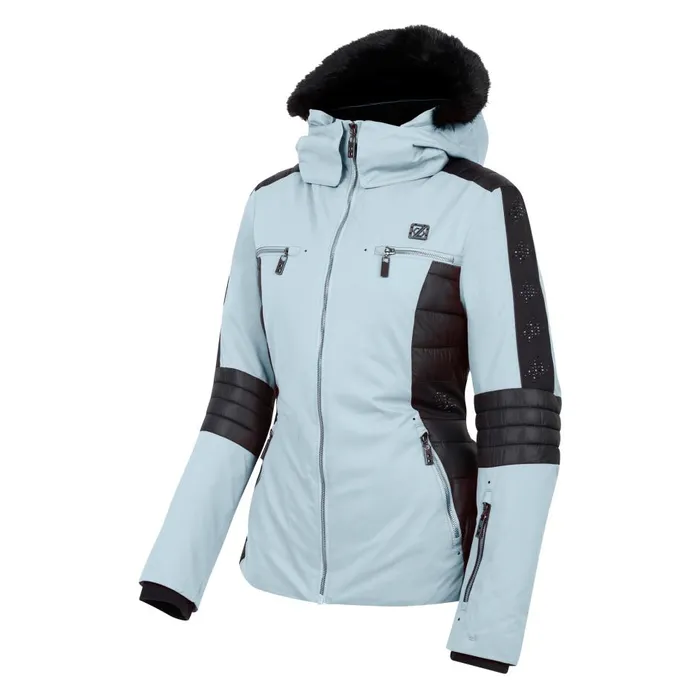 Enlighten Ski Jacket Quiet Blue Black Women Dare 2b Ski Jackets