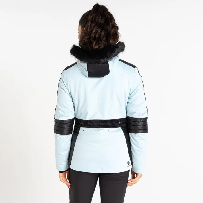 Enlighten Ski Jacket Quiet Blue Black Women Dare 2b Ski Jackets