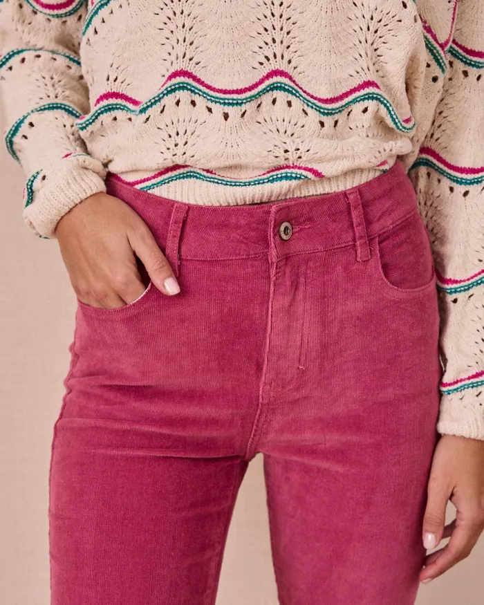 Estefi Corduroy Pants Makeup Women Polin Et Moi Trousers