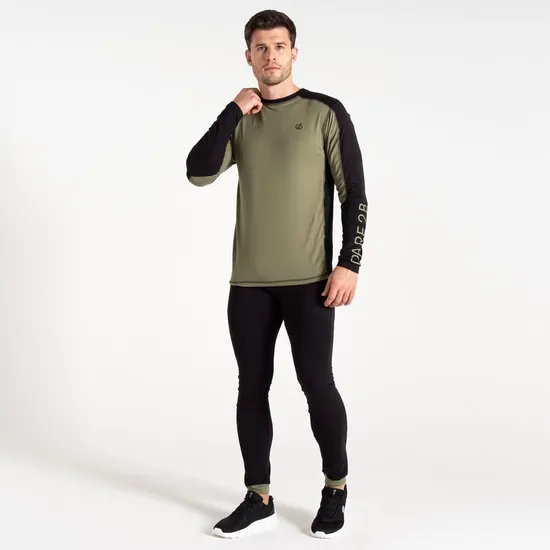 Exchange III Base Layer Set Olivine Green Black Men Dare 2b Base Layers
