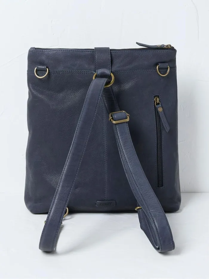 Fat Face Ava Blue Backpack Women Bags and Purses