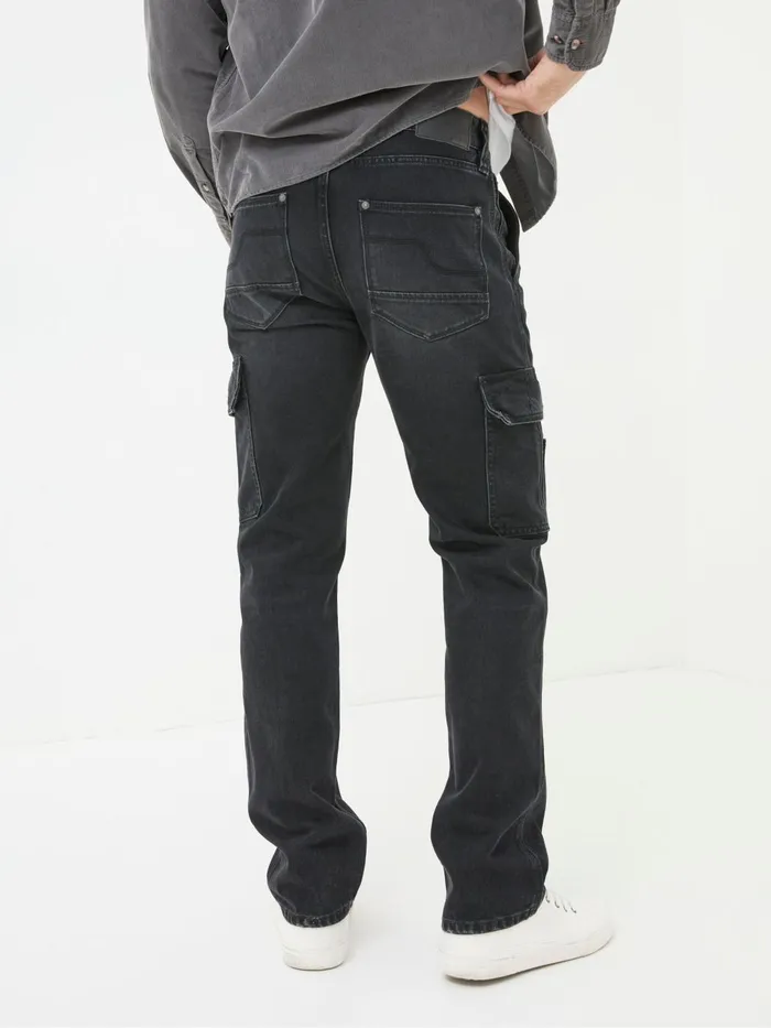 Fat Face Black Cargo Jeans Men Jeans