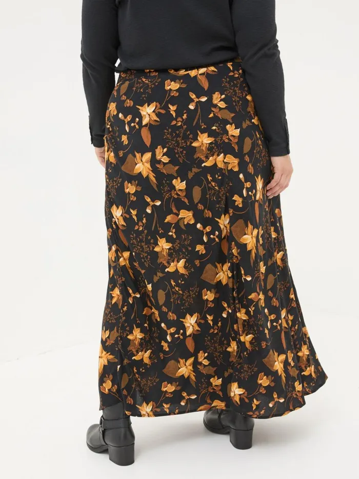 Fat Face Black Willa Floral Skirt Women Skirts Fat Face Black Willa Floral Skirt Women Skirts