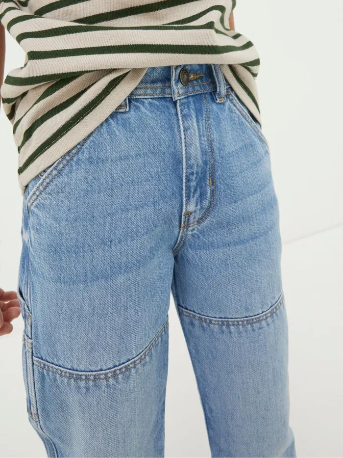 Fat Face Blue Carpenter Jeans Kids Trousers Jeans and Joggers