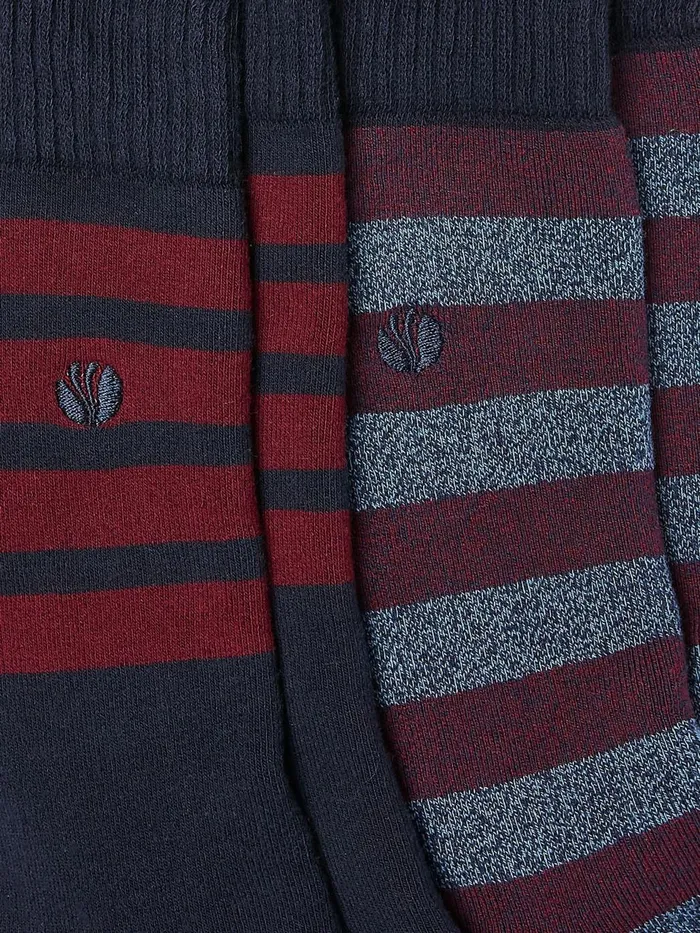Fat Face Blue Navy Thermal Stripe Socks 2 Pack Men Socks Fat Face Blue Navy Thermal Stripe Socks 2 Pack Men Socks