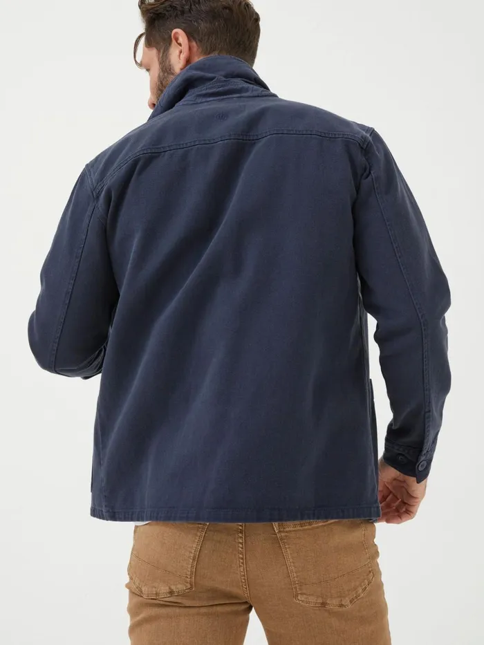 Fat Face Blue Worker Jacket Men Coats and Jackets