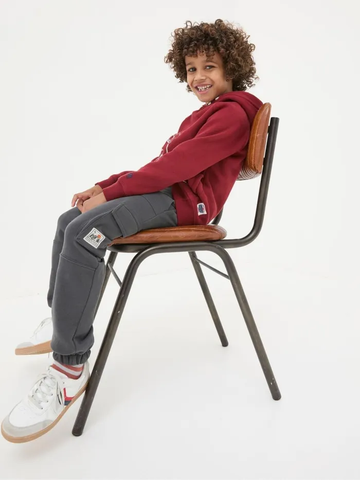Fat Face Grey Cargo Joggers Kids Trousers Jeans and Joggers