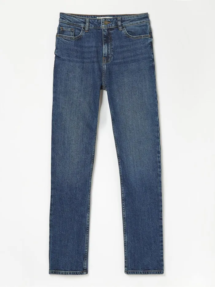 Fat Face Vintage Blue Chesham Girlfriend Comfort Stretch Jeans Women Jeans