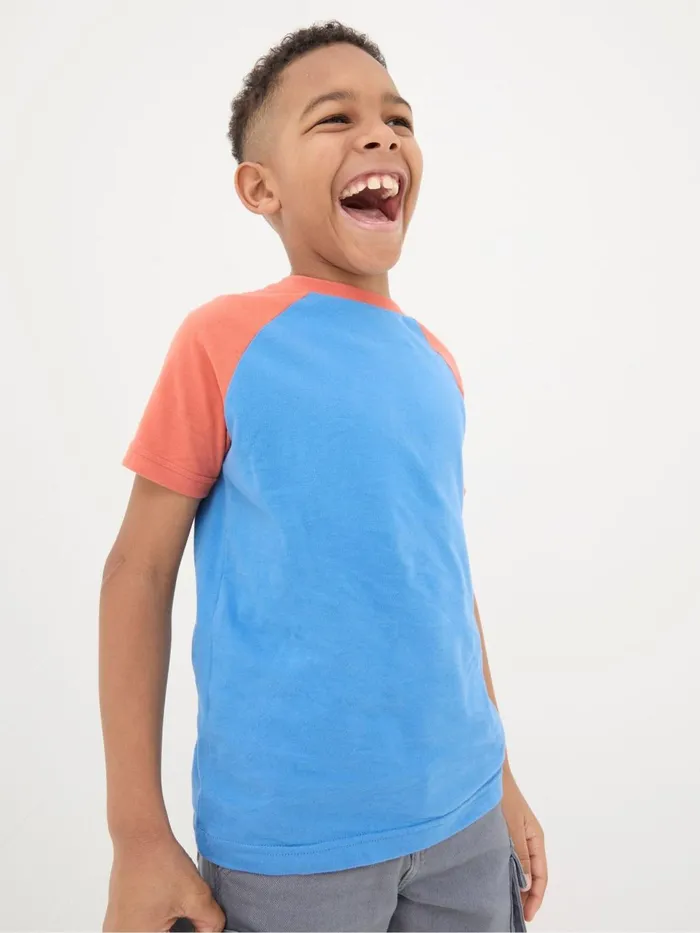 Fat Face WhiteBlue 100 Cotton Short Sleeve TShirts 3 Pack Kids TShirts and Polos