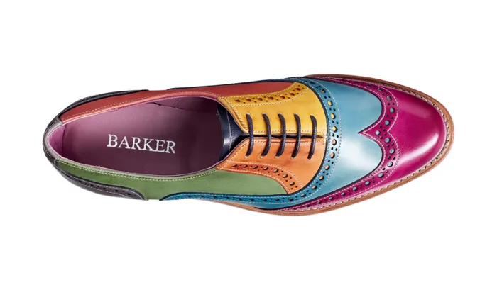 Fearne 8211 Multi Coloured Womens Barker Shoes Womens Oxfords