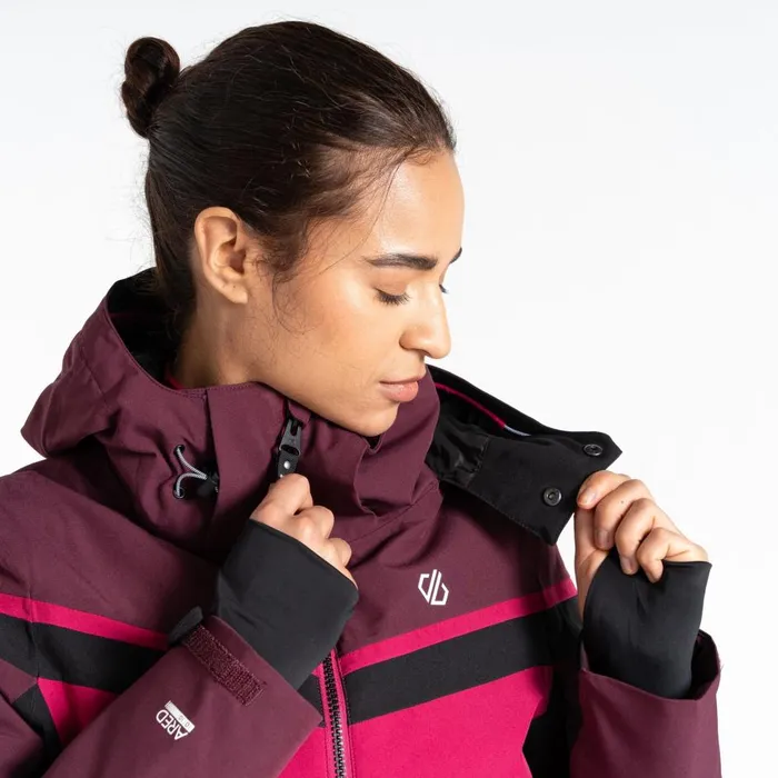 Flurry Ski Jacket Berry Pink Women Dare 2b Softshell Jackets