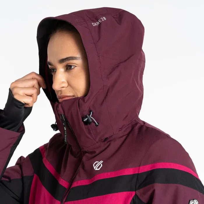 Flurry Ski Jacket Berry Pink Women Dare 2b Softshell Jackets