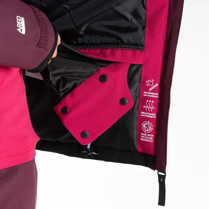 Flurry Ski Jacket Berry Pink Women Dare 2b Softshell Jackets