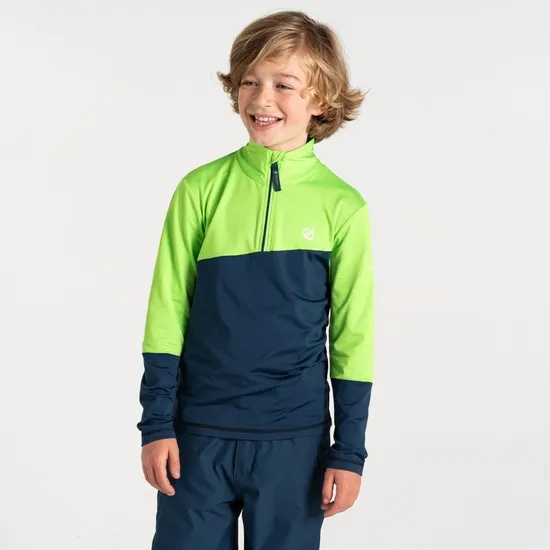Formate III Core Stretch Midlayer Green Flash Navy Kids Dare 2b Midlayers