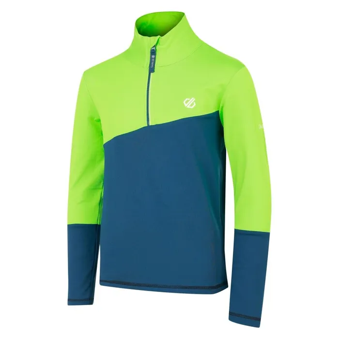 Formate III Core Stretch Midlayer Green Flash Navy Kids Dare 2b Midlayers