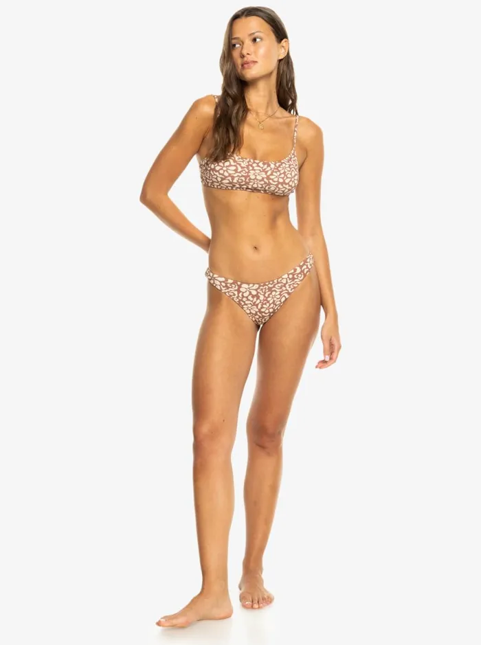 Free Fallin 8211 Skimpy Coverage Bikini Bottoms Russet Free Fallin Floral Women Roxy Bikinis