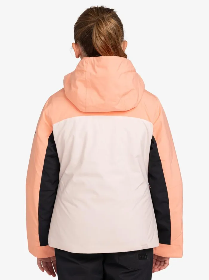 Free Jet 8211 Snow Jacket For Girls 8 8211 16 Peach Pink Kids Roxy Jackets and Coats