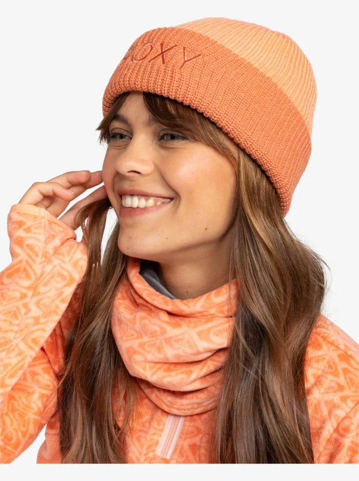 Freja 8211 Cuff Beanie Peach Pink Women Roxy Beanies