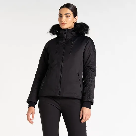 Frenzied Ski Jacket Black Women Dare 2b Ski Jackets