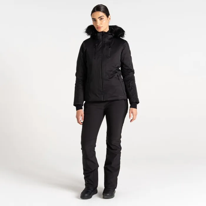 Frenzied Ski Jacket Black Women Dare 2b Ski Jackets